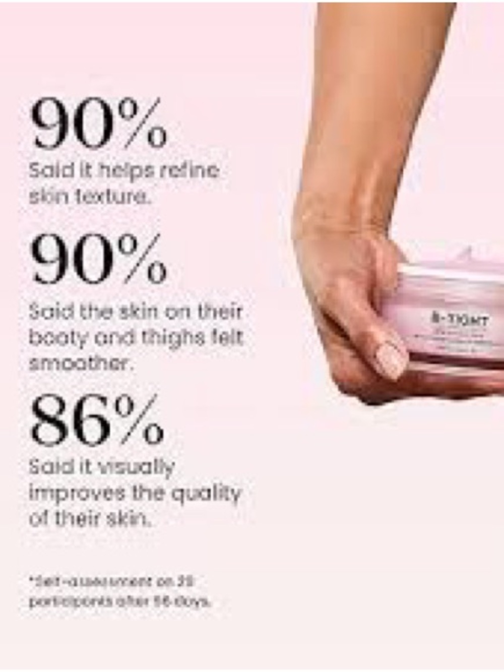 2x B-TIGHT Lift & Firm Booty Mask — Pink-Orange 3.4 oz - Picture 3 of 6